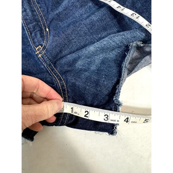 Old Navy High Rise Jean Shorts Adjustable Waist Cut-Offs - Girls Size 14 - Picture 5 of 9